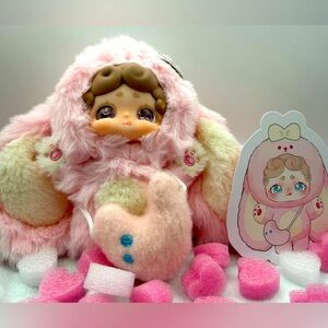 ✨ Lucky Deer Nai – Good Night Series Plush Bunny Keychain ✨